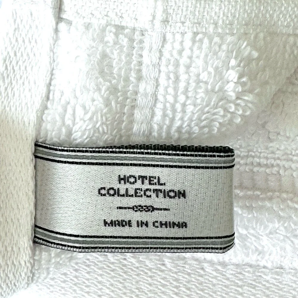 Hotel Collection 2 Pc Hand Towels Bathroom 100% Cotton SUSTAINABLY MADE …